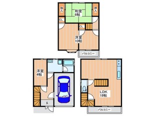 枚方池之宮戸建の物件間取画像